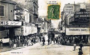 2610- Oran - Rue d'Arzew - Carrefour Boulevard Seguin - 1916